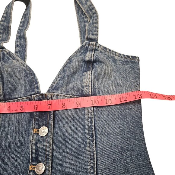 NWT Zara Denim Tank Top XS - Picture 4 of 6
